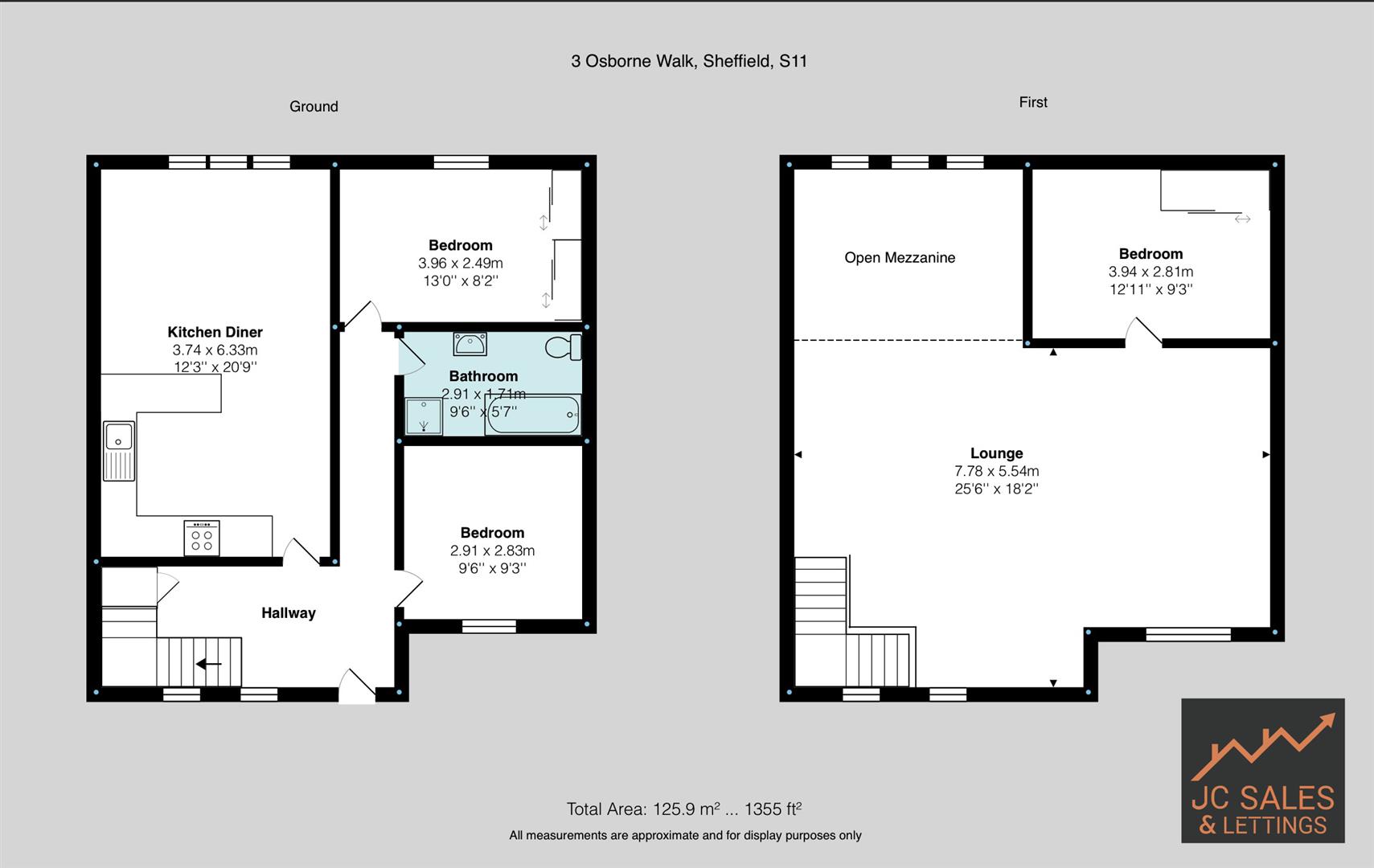 Osborne Walk, Sheffield Floorplan